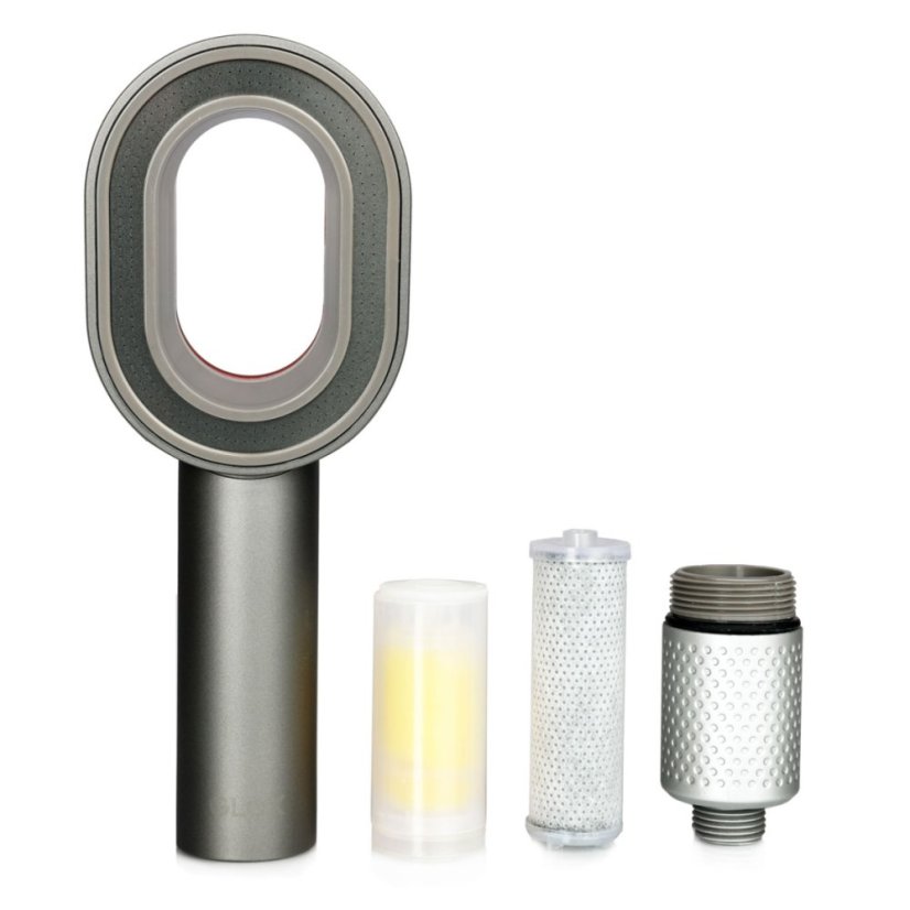 Filtrační sprchová hlavice antracit GLOX SH002G