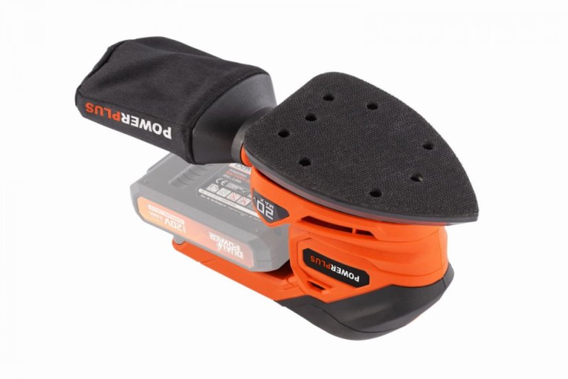 Aku vibrační delta bruska 20V (bez AKU) POWERPLUS POWDP50200 - Varianty: Nový