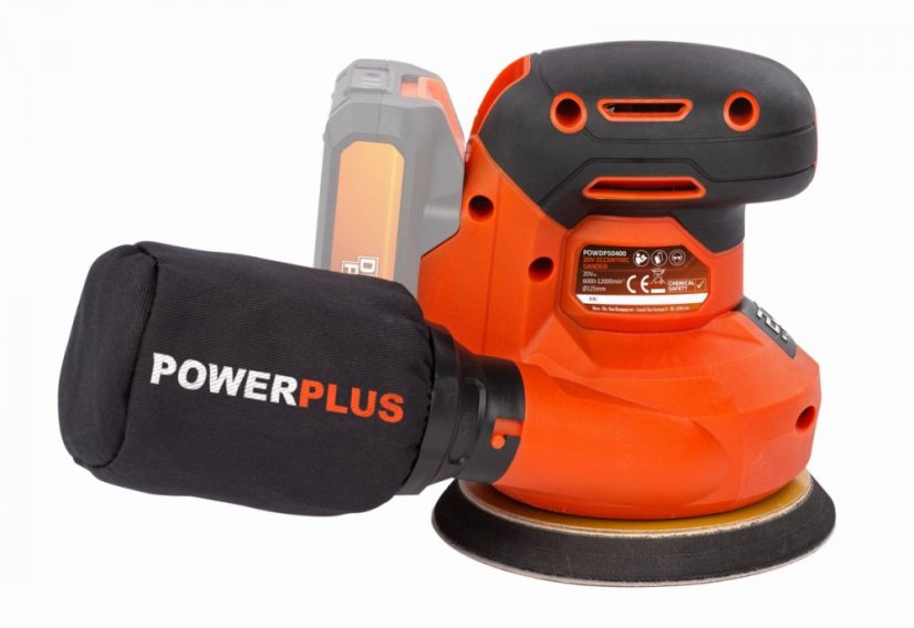 Aku excentrická bruska 20V (bez AKU) POWERPLUS POWDP50400