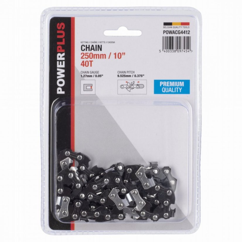 Pilový řetěz 10" (250mm) 40T - PREMIUM POWERPLUS POWACG4412