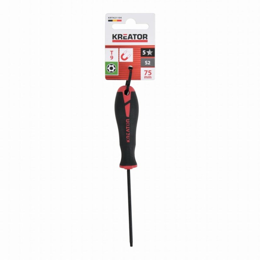 Šroubovák TORX T9 75mm KREATOR KRTH21104
