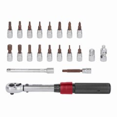 Momentový klíč SET 21 ks 1/4" 2-20NM KREATOR KRTH31001