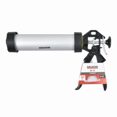 Kovová vytlačovací pistole 225mm hliníková KREATOR KRTH40004