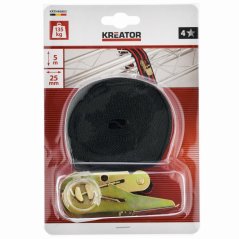 Upínací popruh ráčnový 135kg / 5m KREATOR KRTH40803