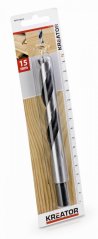 Vrták do dřeva 15x160 mm KREATOR KRT010613