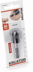 Magnetický držák bitů se zámkem 60 mm KREATOR KRT063200