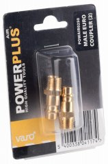 Euro spojka - samec 2ks POWERPLUS POWAIR0250