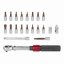 Momentový klíč SET 21 ks 1/4" 2-20NM KREATOR KRTH31001