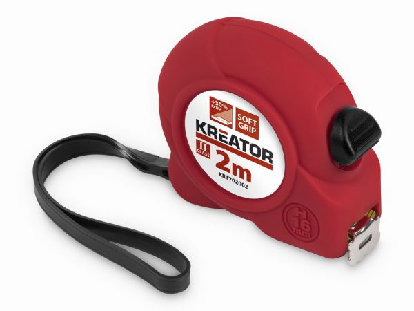 Svinovací metr měkčený úchop 2m KREATOR KRT702002