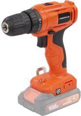 Aku šroubovák / vrtačka 20V (bez AKU) POWERPLUS POWDPO1000