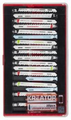 20 ks Pilových plátků kombinované užití KREATOR KRT041100