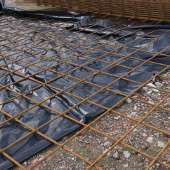 Zakrývací folie, plachta černá 4x6m 0,1mm KREATOR KRT664001