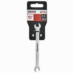 Oboustranný klíč otevřený 6x7 -120mm KREATOR KRTH30201