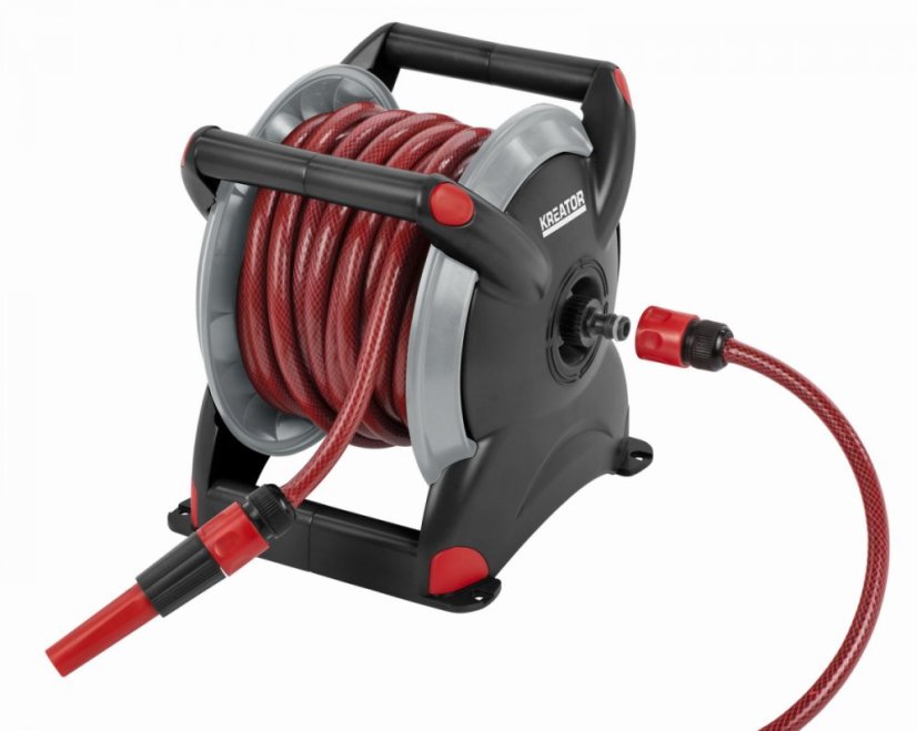 Zahradní hadice na ručním navijáku 15m KREATOR KRTGR6720