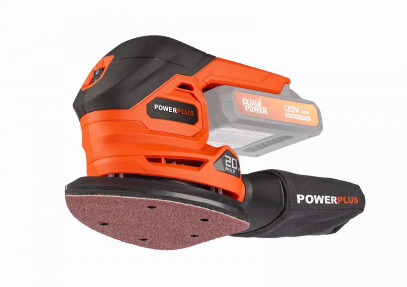 Aku vibrační delta bruska 20V (bez AKU) POWERPLUS POWDP50200 - Varianty: Nový