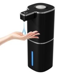 Bezdotykový dávkovač mýdla černý GLOX GM19B