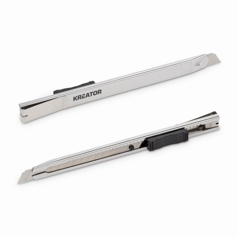 Odlamovací nůž 9 mm nerez KREATOR KRTH00103