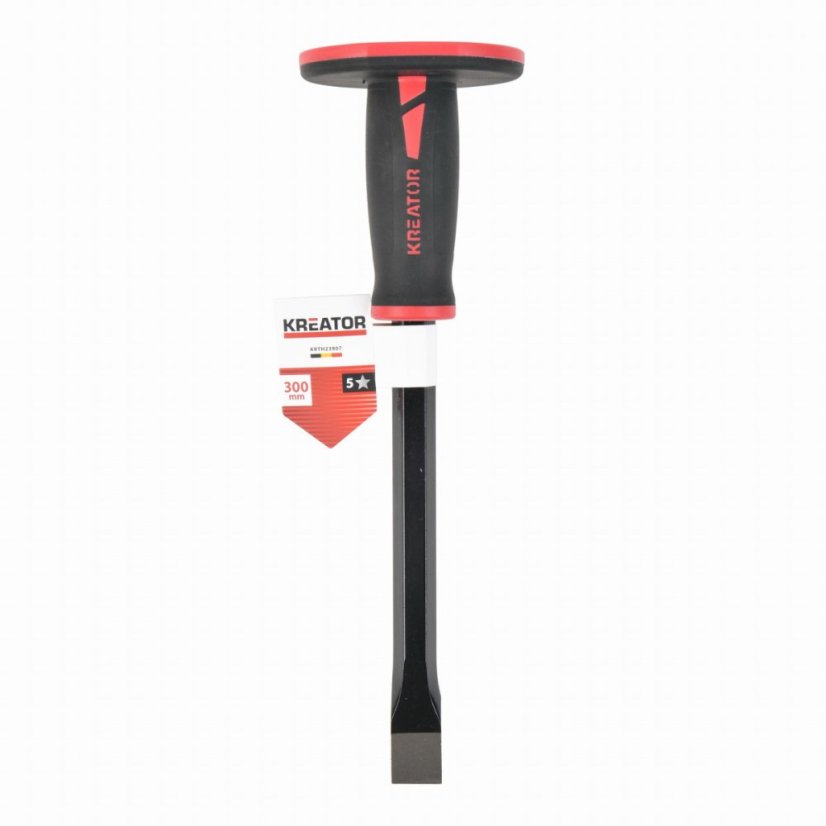 Sekáč ruční plochý s ochranou 21 x 300mm KREATOR KRTH23907