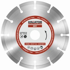 Diamantový kotouč segmentový 150mm PREMIUM KREATOR KRT082103