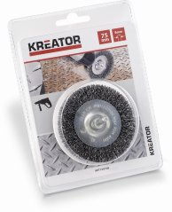 Brusný ocelový kartáč 75mm KREATOR KRT150108