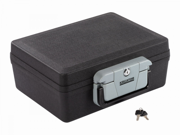 Prenosný trezor, protipožiarny a vodeodolný 390x335x160 KREATOR KRT692005