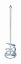 Míchací metla 136mm Gal. M14 KREATOR KRT050006
