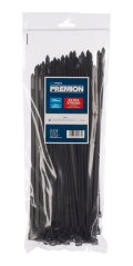Sťahovacie pásky čierne 7,6 x 300mm 100ks PREMION PREP00012