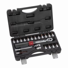 Momentový klíč SET 21 ks 1/4" 2-20NM KREATOR KRTH31001