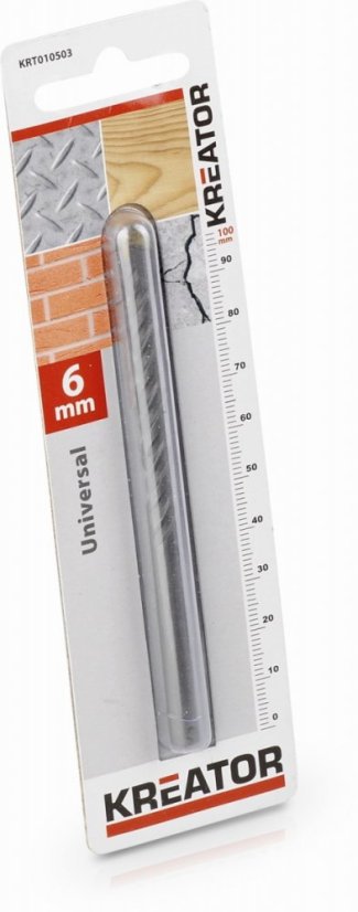Vrták univerzální 6x100 mm KREATOR KRT010503