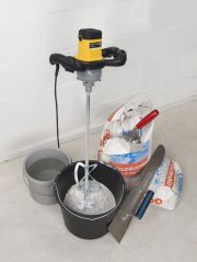 Míchací metla 140mm M18 dvojitá rotace KREATOR KRT050014