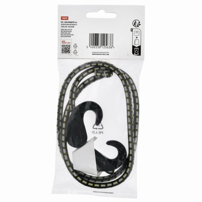 Upínací gumy nastavitelné 8mm, 100cm 1ks KREATOR KRTH40905