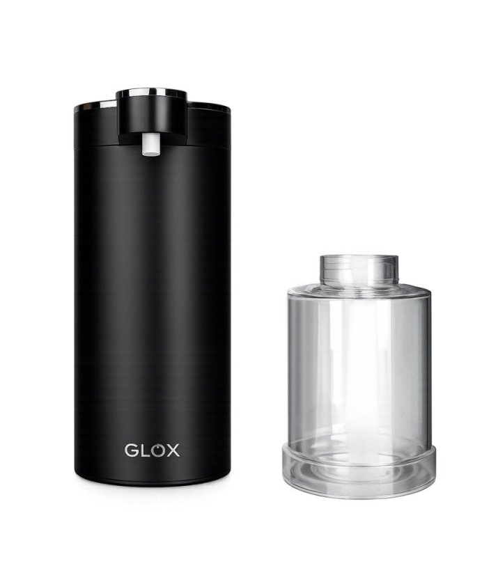 Bezdotykový dávkovač mýdla nerezový černý GLOX GST01B