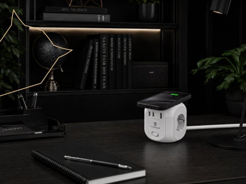 Síťový adaptér Viking AC Cube W33
