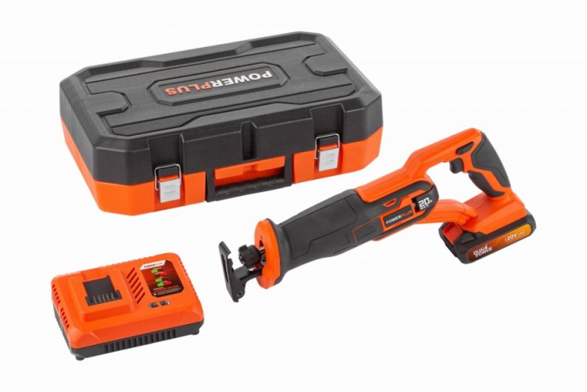 Aku plátová píla 20V SET POWERPLUS POWDP25110