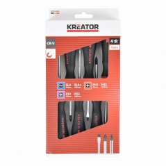Sada šroubováků 6ks SL/PH/PZ KREATOR KRTH20001