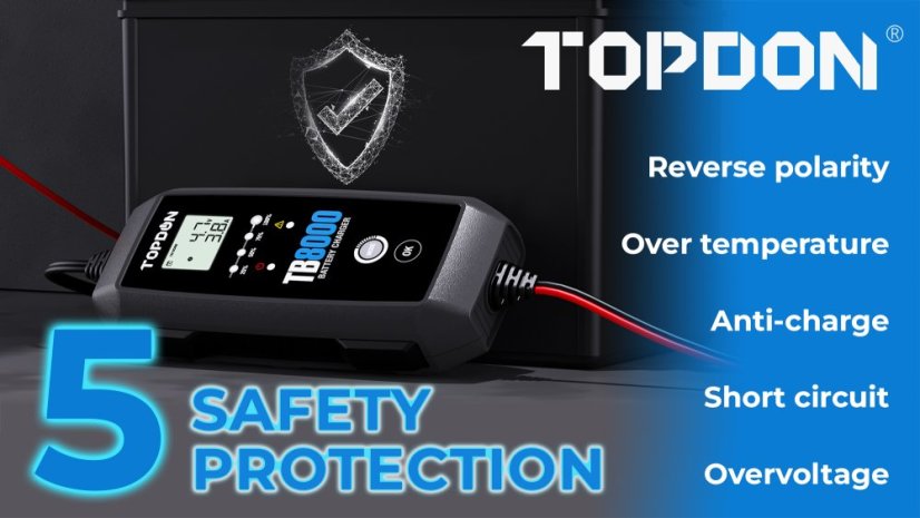 TOPDON Nabíječka autobaterie TB8000