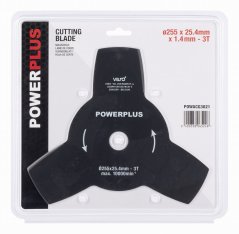 Žací nůž pro křovinořezy 255mm POWERPLUS POWACG3021