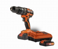 Aku šroubovák / vrtačka s příklepem 20V SET bezuhlíková POWERPLUS POWDP15220SET