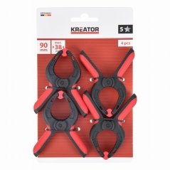 Pružinová svěrka 90mm (sada 4ks) KREATOR KRTH40601