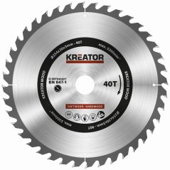 Pilový kotouč na dřevo 254mm 40T KREATOR KRT020427