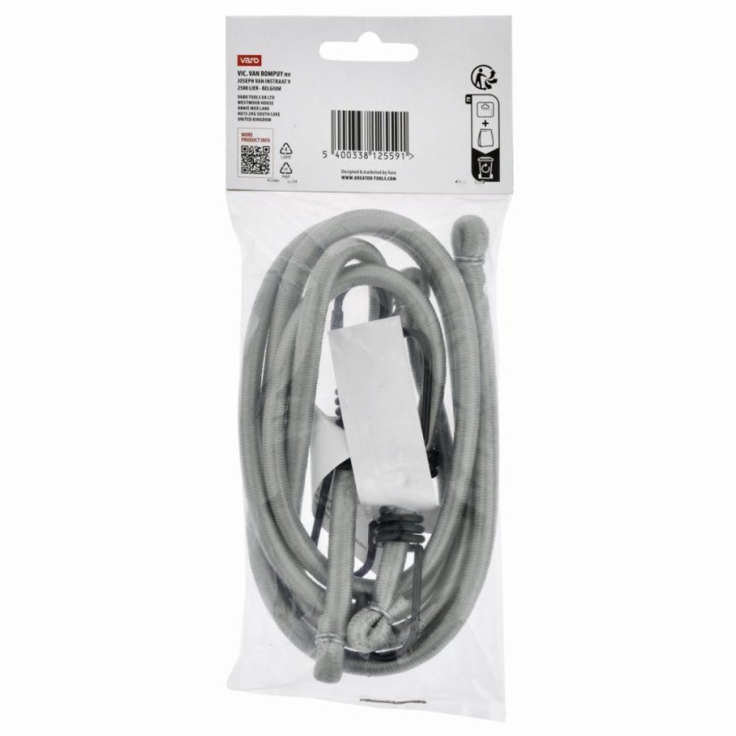 Upínací gumy 10mm, 100cm 2ks KREATOR KRTH40901