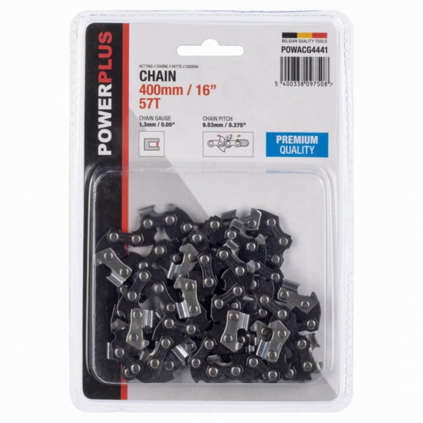 Pilový řetěz 16" (400mm) 57T - PREMIUM POWERPLUS POWACG4441