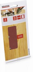 5x Brusný papír 93 x 187 G120 KREATOR KRT201507