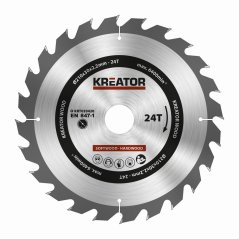Pilový kotouč na dřevo 210mm, 24T KREATOR KRT020420
