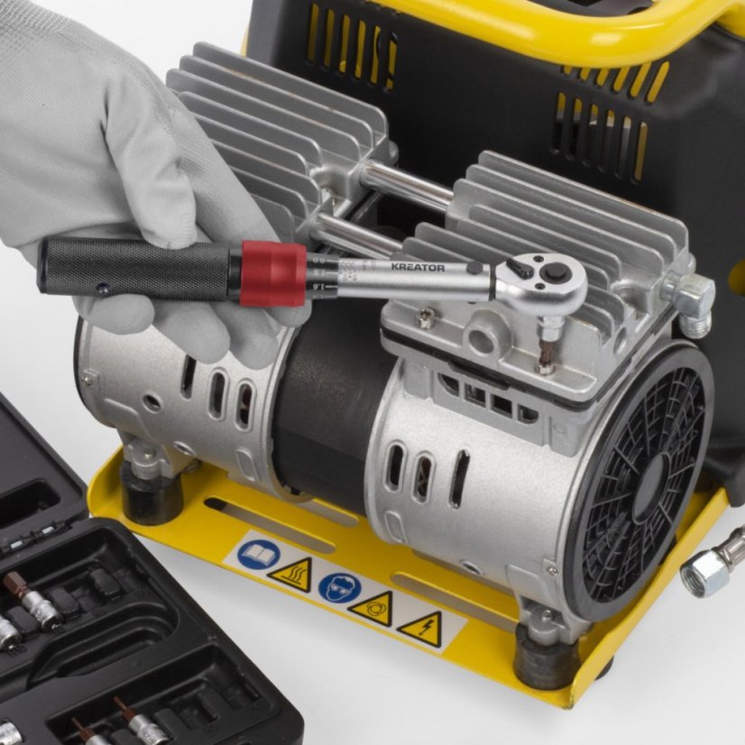 Momentový klíč SET 21 ks 1/4" 2-20NM KREATOR KRTH31001