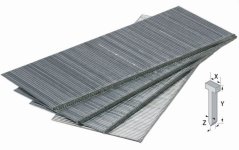 Hřeby A 25mm 1500 ks KREATOR KRT305025