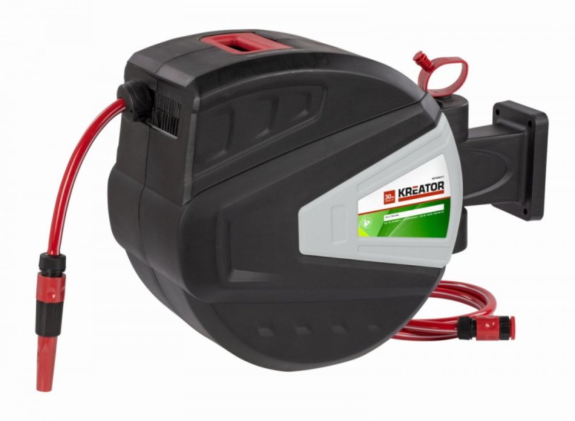 Zahradní hadice s aut. navíjením 30m 1/2" KREATOR KRTGR6717