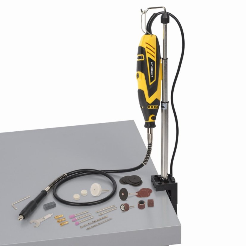 Přímá bruska 135 W  plus  36 ks příslušenství POWERPLUS POWX1324