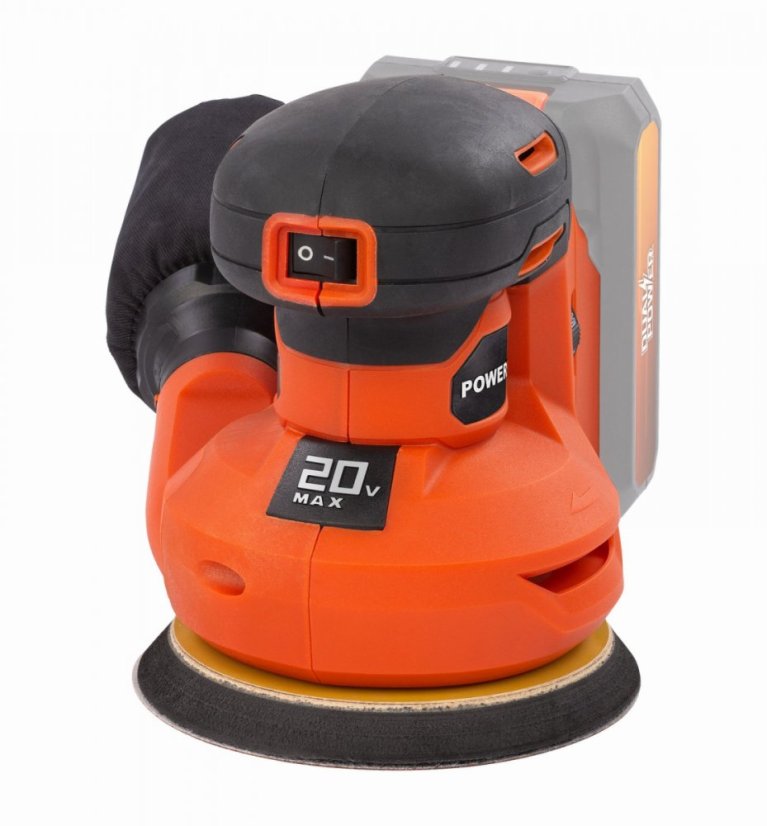 Aku excentrická bruska 20V (bez AKU) POWERPLUS POWDP50400