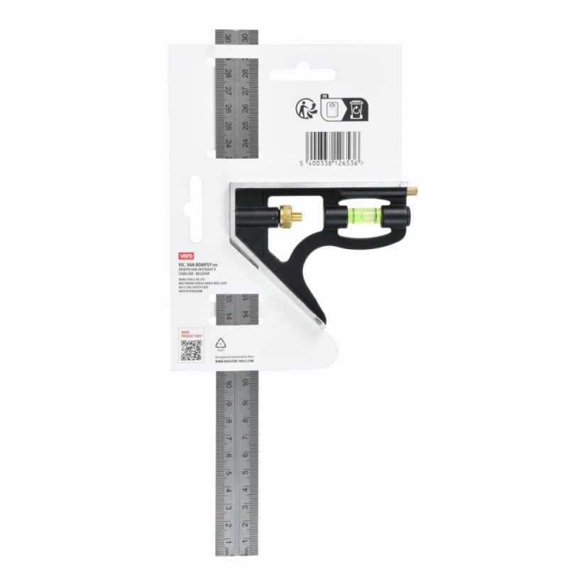 Kombinovaný úhelník 300 mm KREATOR KRTH70601